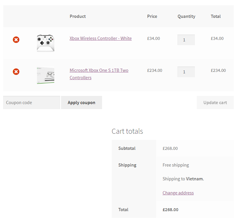 buy test order on woocommerce