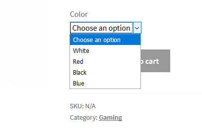 custom ordering of colors take effects