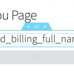 enter thank you page shortcode into page builder