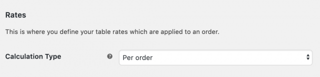 set calculation type