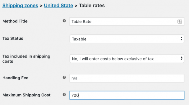 set maximum shipping cost