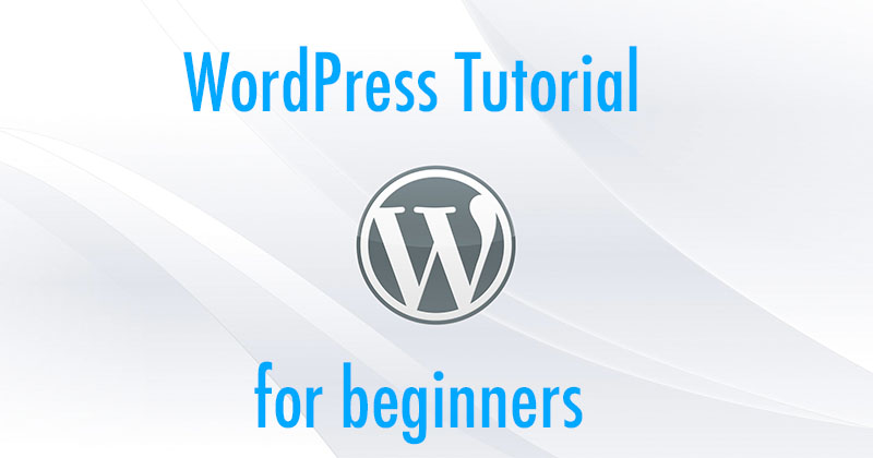 WordPress For Beginners