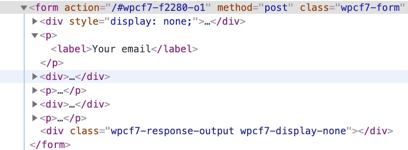 How To Stop Contact Form 7 From Adding P Tags Around Elements 1