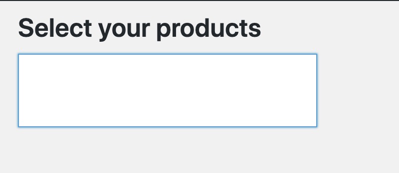 Create WooCommerce Products Search Input For Your Plugins 1