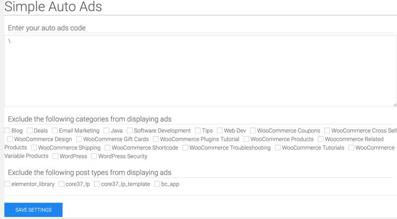 How To Exclude Categories From Adsense Auto Ads 1