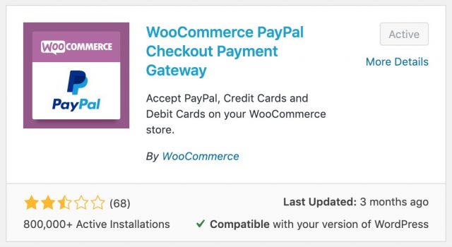 install woocommerce paypal checkout gateway plugin