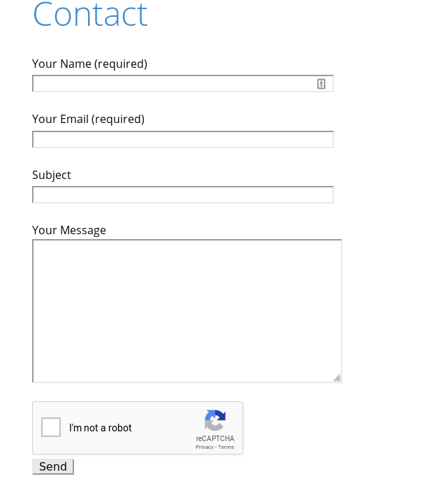 Recaptcha is working on contact form 7 form