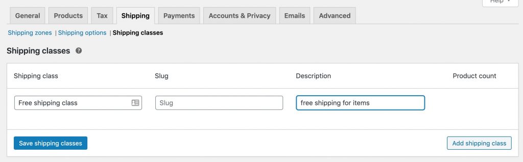 How To Make Woocommerce Free Shipping Per Product 1