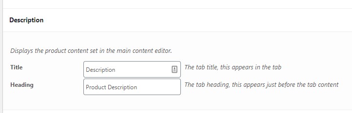 default tab title and heading