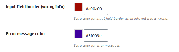 setting color on input error