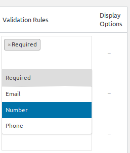 support validations types in woocommerce checkout field editor