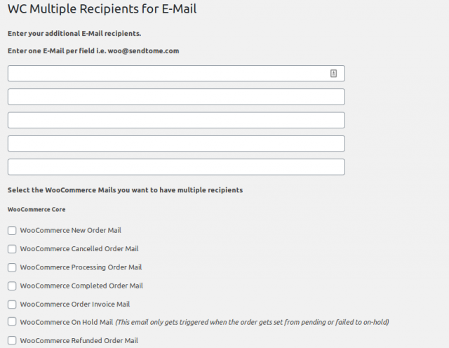 [Solved] WooCommerce Additional Email Recipients 2